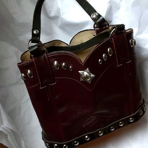 Western boot purse